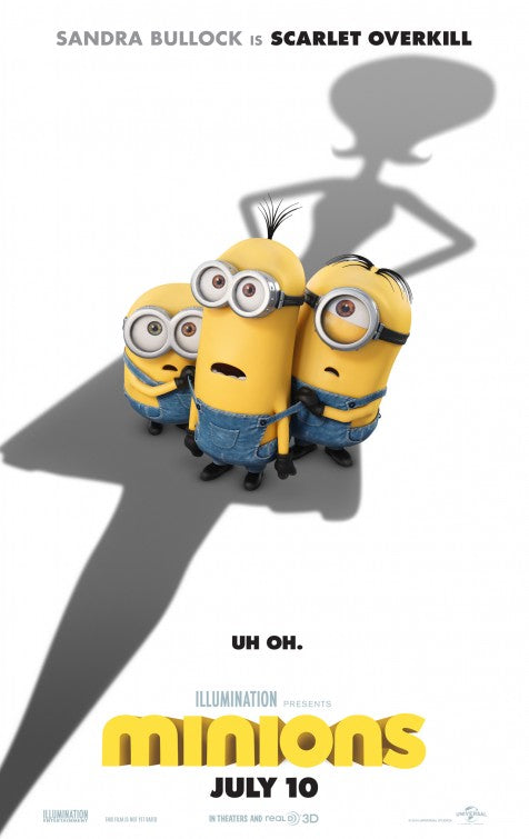 1000 piece jigsaw puzzle for the movie poster: Minions (2015) ver2