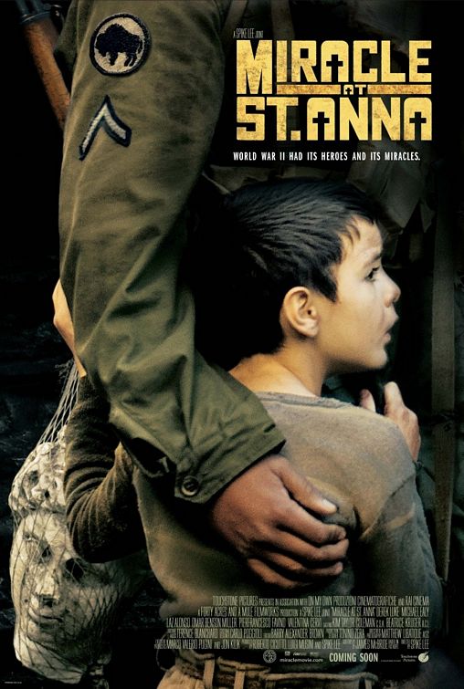 the movie poster: Miracle at St. Anna (2008)