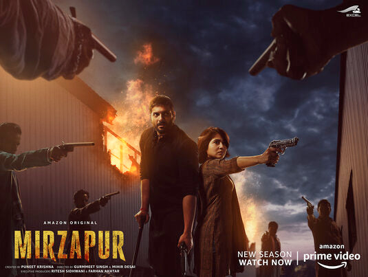 1000 piece jigsaw puzzle for tv poster: Mirzapur, ver11