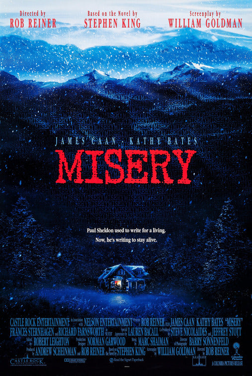 1000 piece jigsaw puzzle for the movie poster: Misery (1990) ver2
