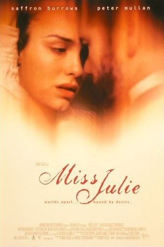 the movie poster: Miss Julie (1999)