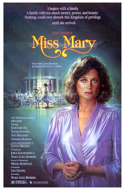 the movie poster: Miss Mary (1986)