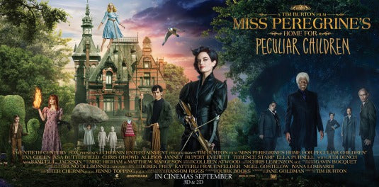 1000 piece jigsaw puzzle for the movie poster: Miss Peregrine's Home for Peculiar Children (2016) ver3