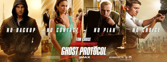 1000 piece jigsaw puzzle for the movie poster: Mission: Impossible - Ghost Protocol (2011) ver5