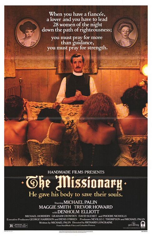 the movie poster: The Missionary (1982)