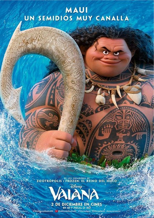 1000 piece jigsaw puzzle for the movie poster: Moana (2016) ver12