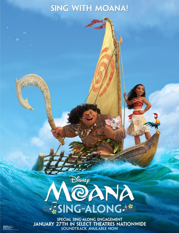 1000 piece jigsaw puzzle for the movie poster: Moana (2016) ver14