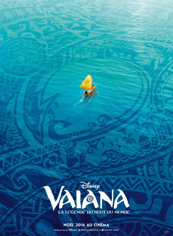 1000 piece jigsaw puzzle for the movie poster: Moana (2016) ver2