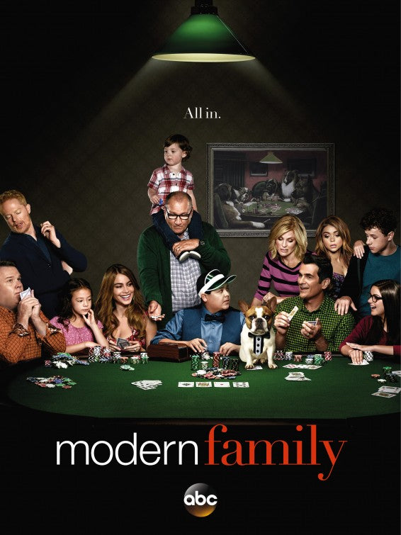 1000 piece jigsaw puzzle for tv poster: Modern Family, ver11