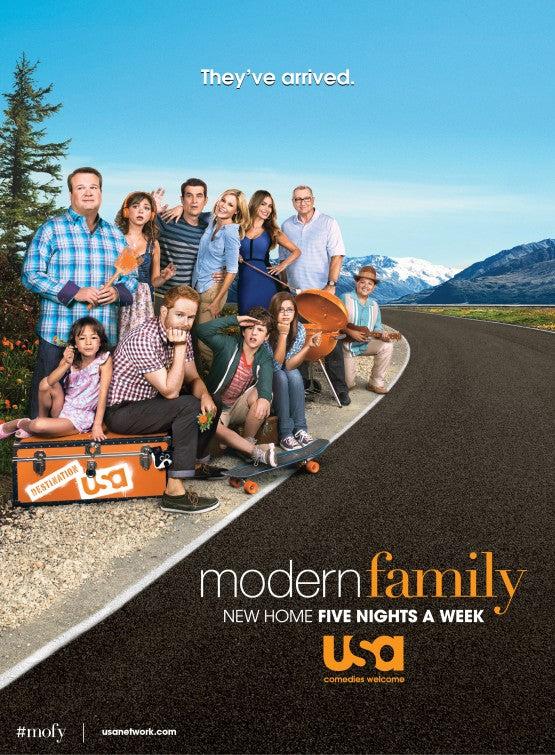 1000 piece jigsaw puzzle for tv poster: Modern Family, ver7