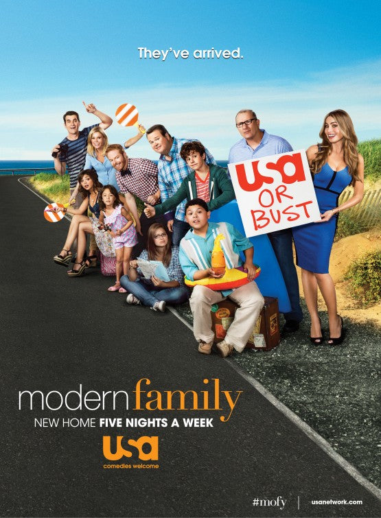 1000 piece jigsaw puzzle for tv poster: Modern Family, ver9