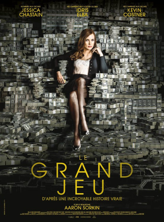 1000 piece jigsaw puzzle for the movie poster: Molly's Game (2017) ver2