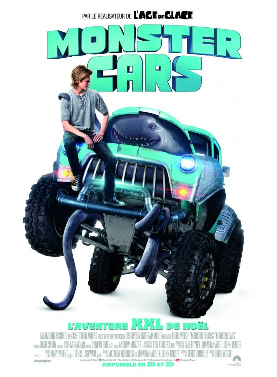 1000 piece jigsaw puzzle for the movie poster: Monster Trucks (2016) ver3