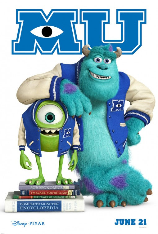 1000 piece jigsaw puzzle for the movie poster: Monsters University (2013)
