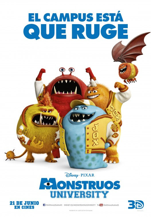 1000 piece jigsaw puzzle for the movie poster: Monsters University (2013) ver18