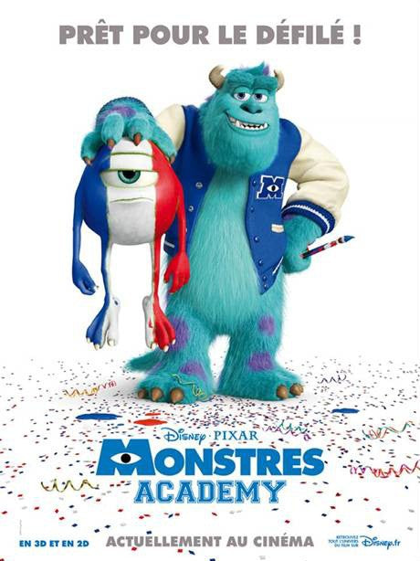 1000 piece jigsaw puzzle for the movie poster: Monsters University (2013) ver21