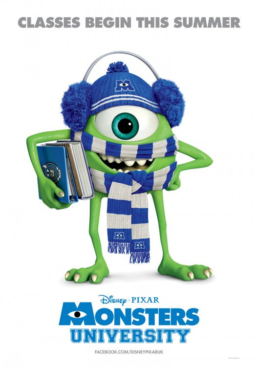 1000 piece jigsaw puzzle for the movie poster: Monsters University (2013) ver3