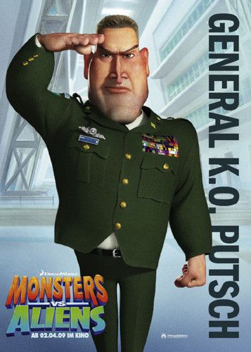 the movie poster: Monsters vs. Aliens (2009) ver11