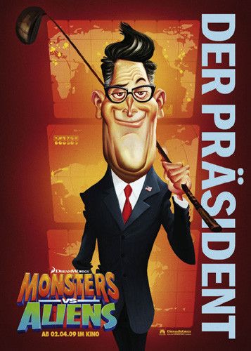 the movie poster: Monsters vs. Aliens (2009) ver13