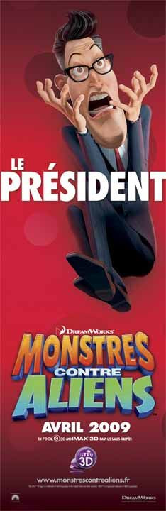the movie poster: Monsters vs. Aliens (2009) ver18