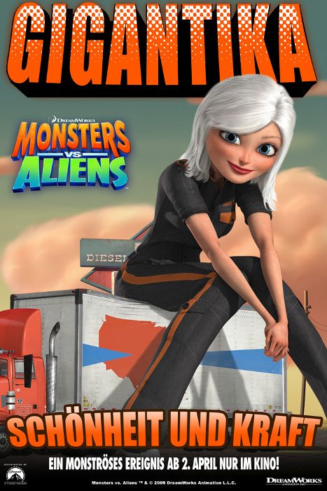 1000 piece jigsaw puzzle for the movie poster: Monsters vs. Aliens (2009) ver22