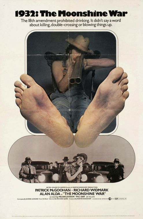 the movie poster: The Moonshine War (1970)