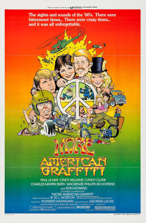 the movie poster: More American Graffiti (1979)