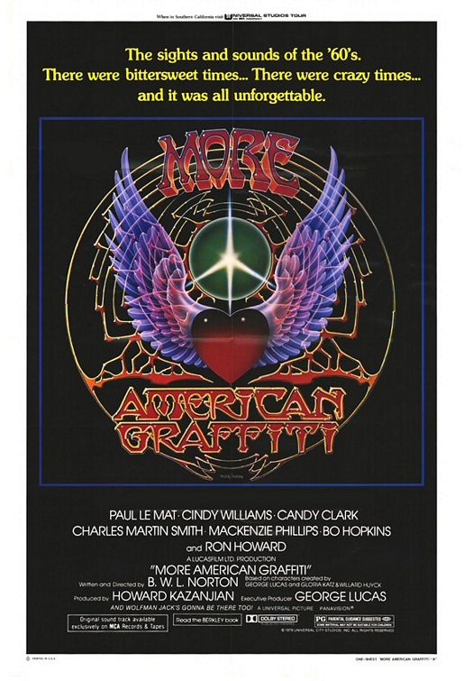 the movie poster: More American Graffiti (1979) ver2