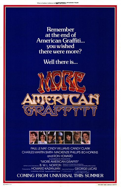 the movie poster: More American Graffiti (1979) ver3