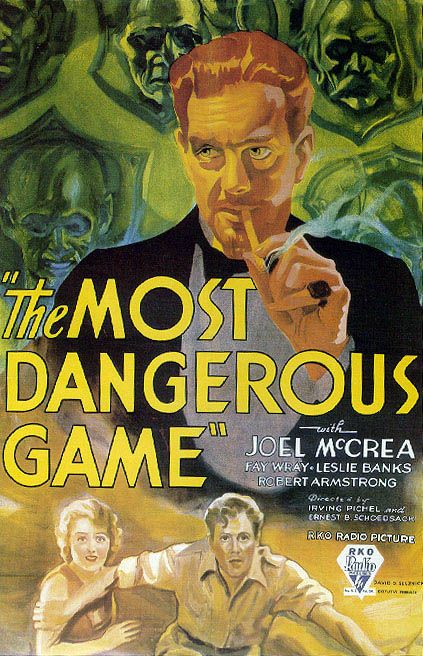 the movie poster: The Most Dangerous Game (1932)
