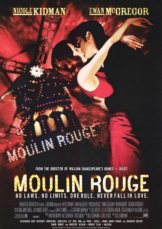 the movie poster: Moulin Rouge (2001) ver6