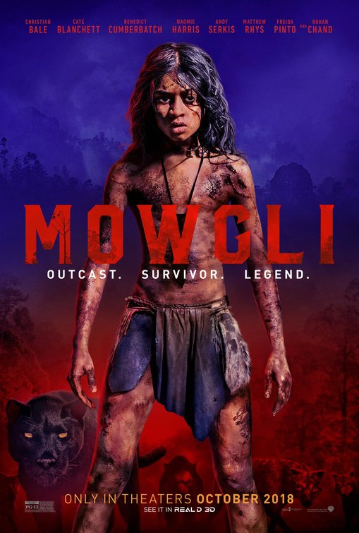 1000 piece jigsaw puzzle for the movie poster: Mowgli (2018)