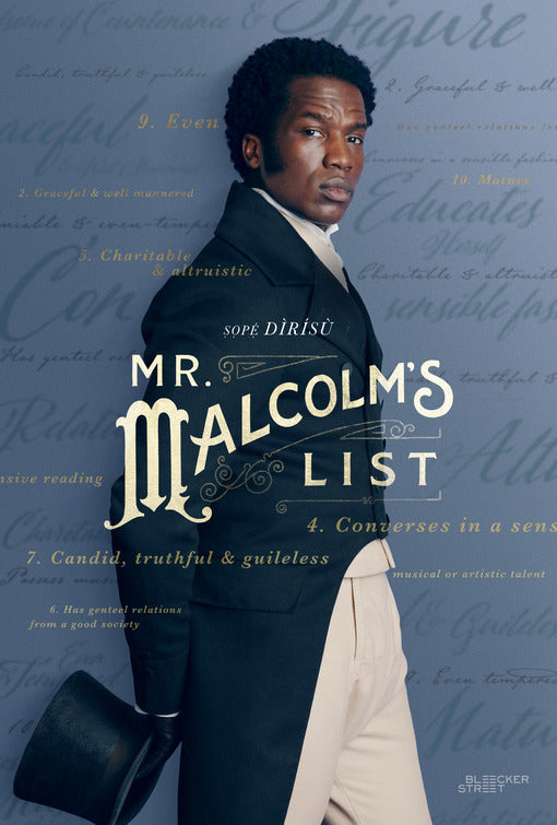 1000 piece jigsaw puzzle for the movie poster: Mr. Malcolm's List (2022) ver2