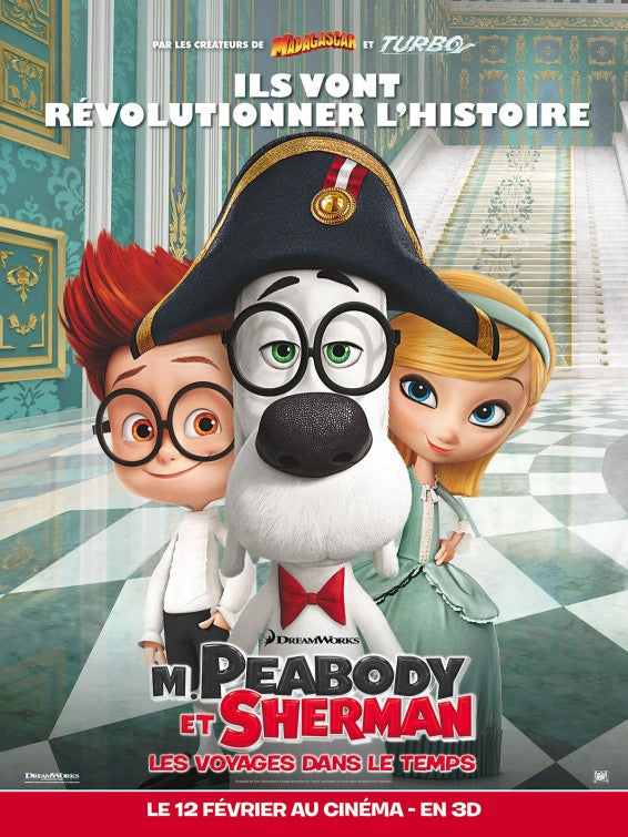 1000 piece jigsaw puzzle for the movie poster: Mr. Peabody & Sherman (2014) ver13