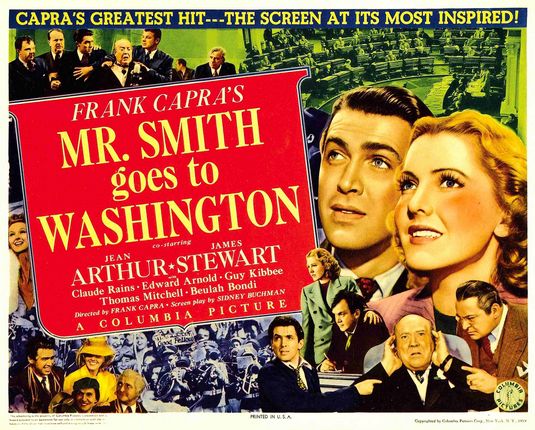 the movie poster: Mr. Smith Goes to Washington (1939)