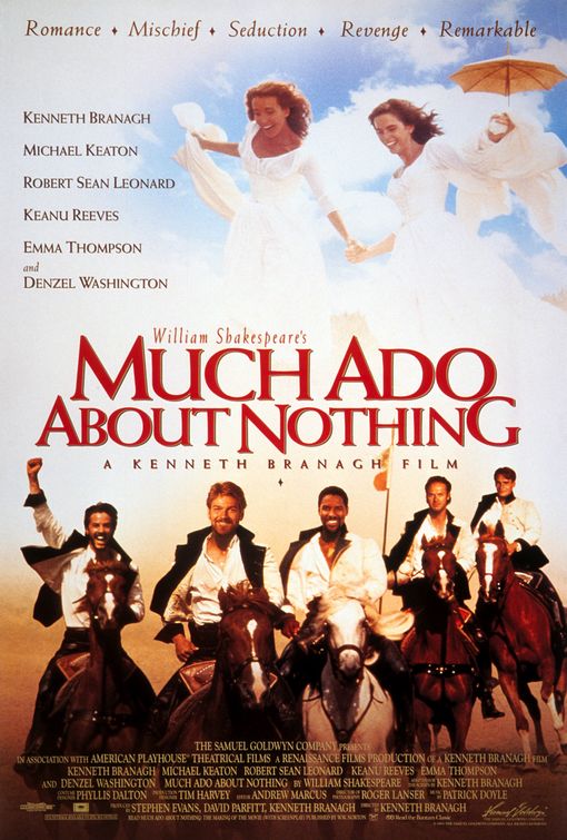 the movie poster: Much Ado About Nothing (1993) ver3