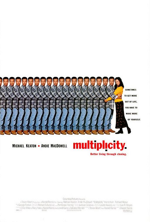 the movie poster: Multiplicity (1996) ver1