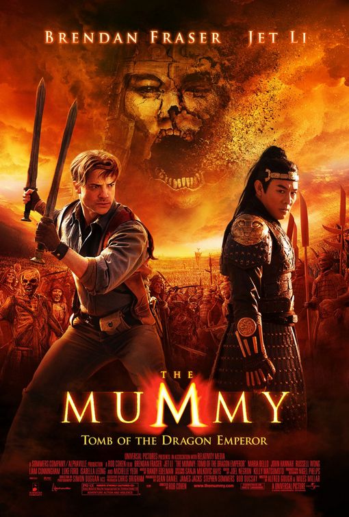 the movie poster: The Mummy: Tomb of the Dragon Emperor (2008) ver4