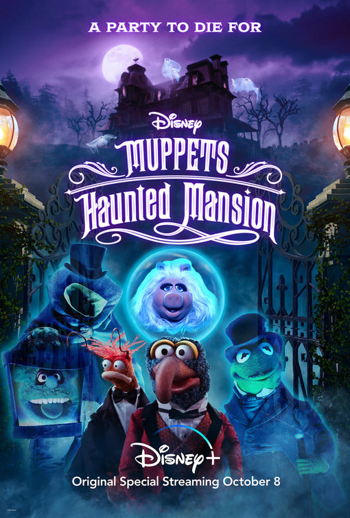 1000 piece jigsaw puzzle for tv poster: Muppets Haunted Mansion
