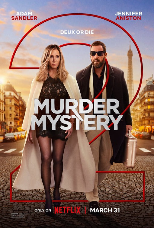 1000 piece jigsaw puzzle for the movie poster: Murder Mystery 2 (2023)
