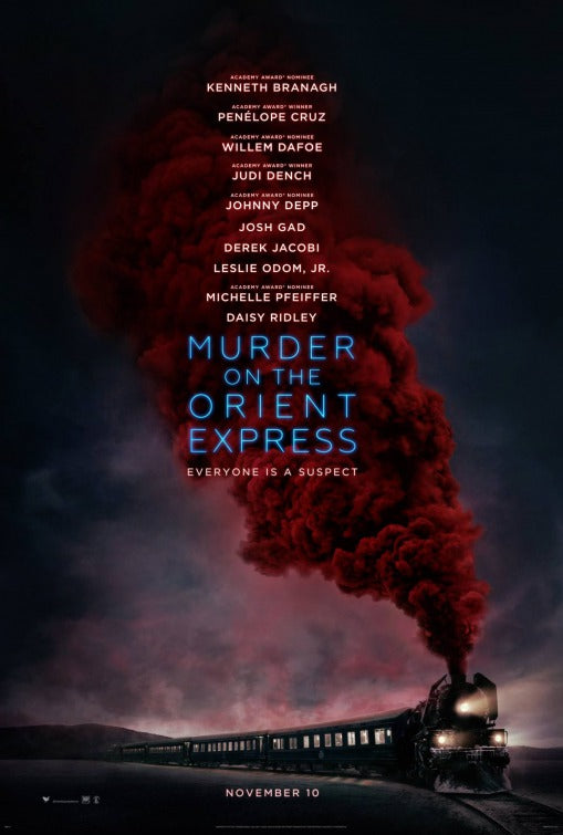 1000 piece jigsaw puzzle for the movie poster: Murder on the Orient Express (2017)