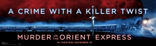 1000 piece jigsaw puzzle for the movie poster: Murder on the Orient Express (2017) ver20