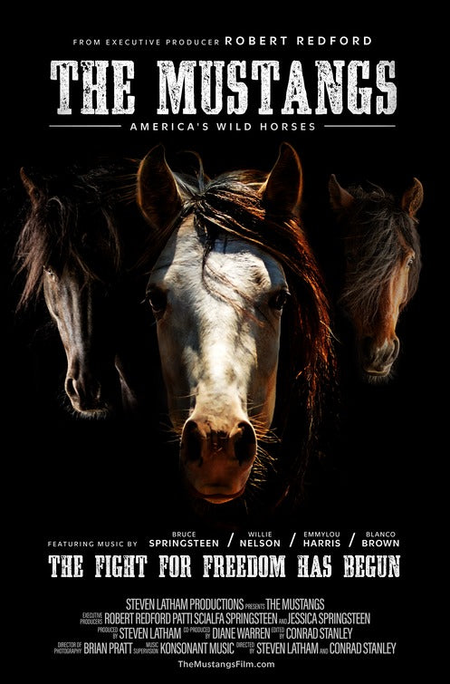 1000 piece jigsaw puzzle for the movie poster: The Mustangs: America's Wild Horses (2021)