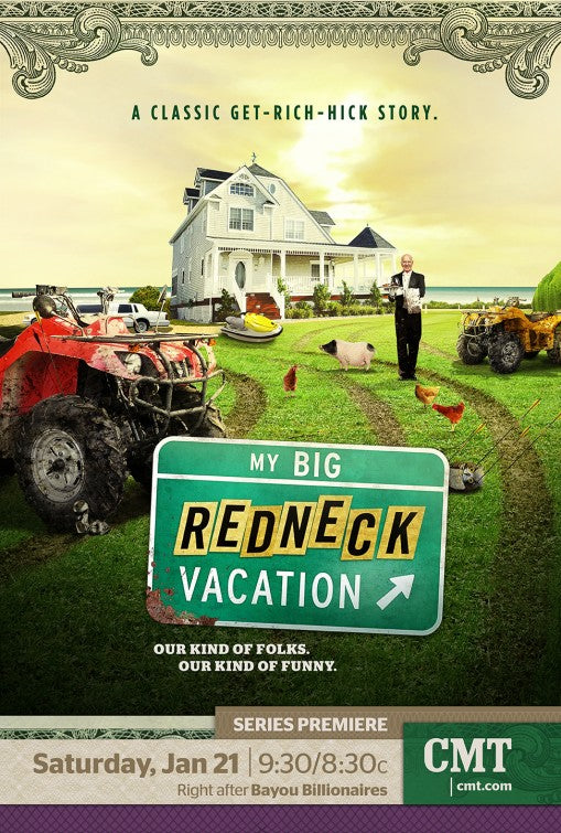 1000 piece jigsaw puzzle for tv poster: My Big Redneck Vacation