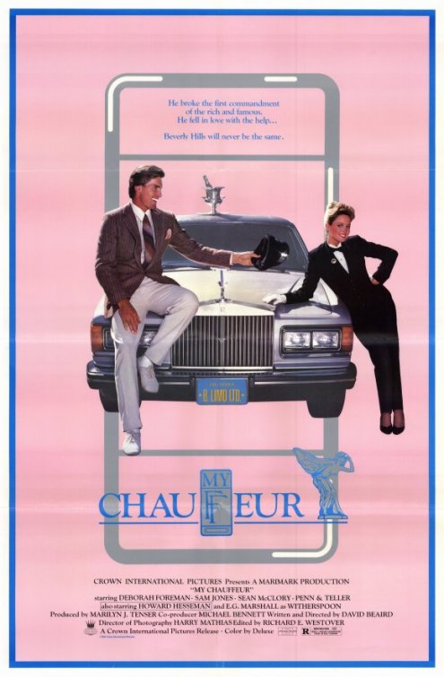 1000 piece jigsaw puzzle for the movie poster: My Chauffeur (1986)