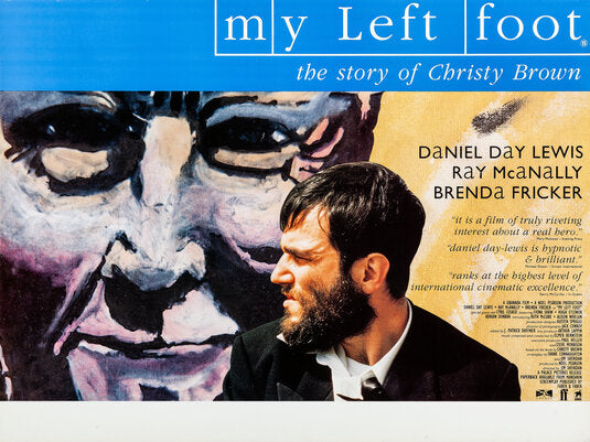 the movie poster: My Left Foot (1989) ver2
