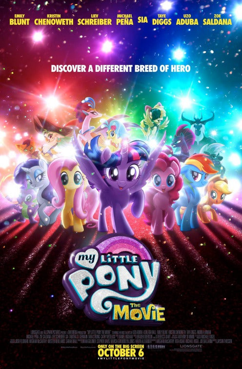 1000 piece jigsaw puzzle for the movie poster: My Little Pony: The Movie (2017) ver3