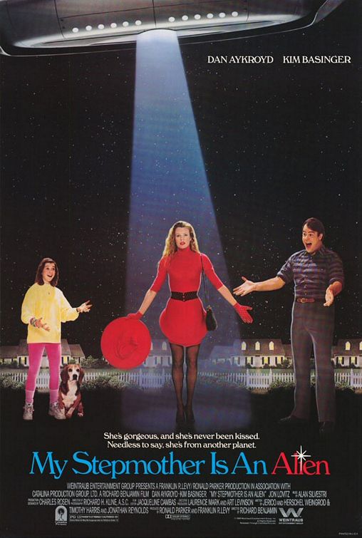 the movie poster: My Stepmother Is An Alien (1988)