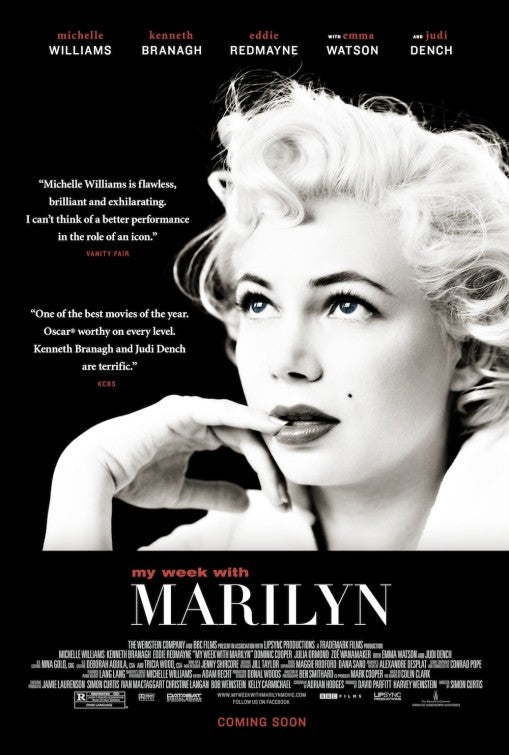 1000 piece jigsaw puzzle for the movie poster: My Week With Marilyn (2011) ver2