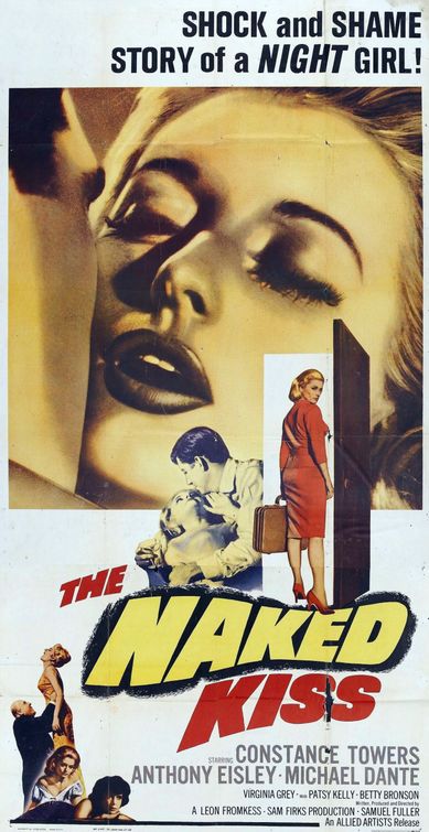 the movie poster: The Naked Kiss (1964)